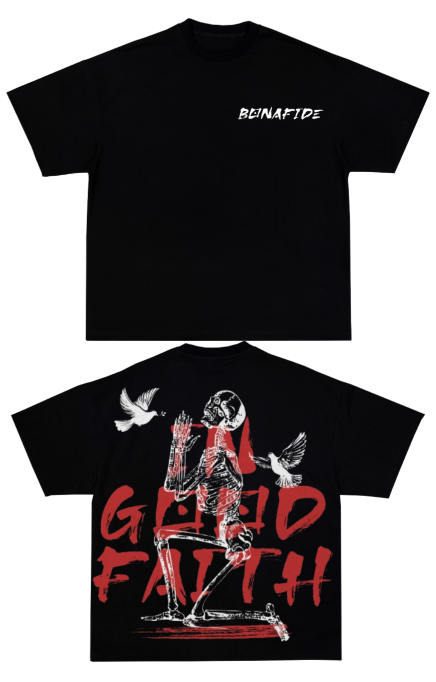 In Good Faith T-shirt (red)